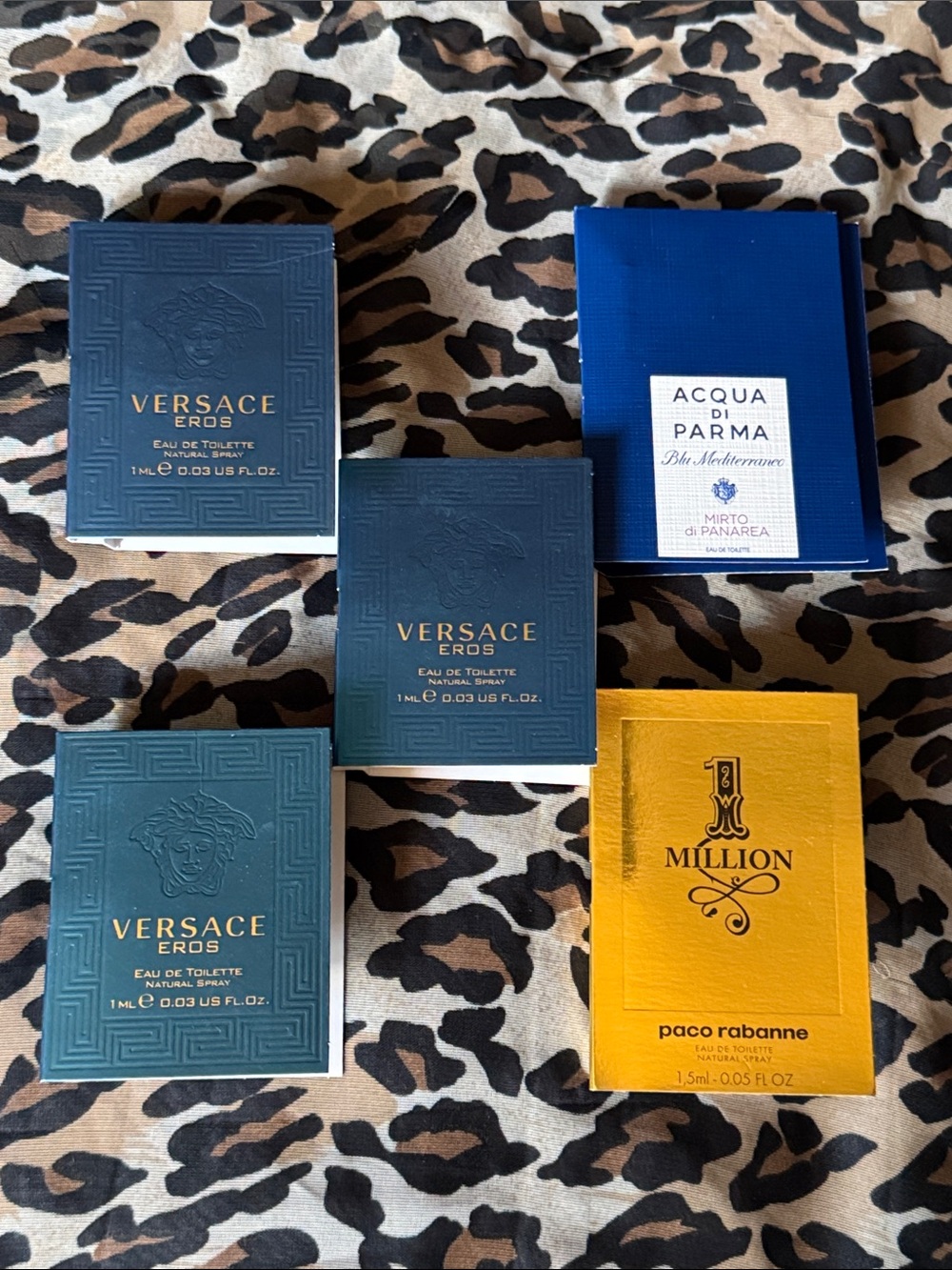 Versace Eros & Paco Rabanne 1 Million Samples